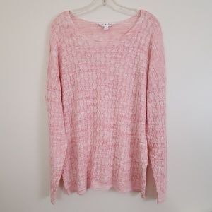 Leo & Nicole Pink & White Sweater - XXL